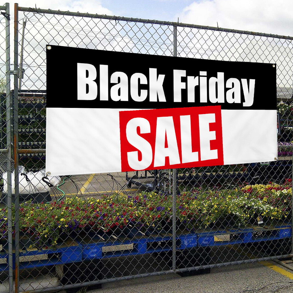 Vinyl Banner Multiple Sizes Black Friday Sale Business A Retail Outdoor
