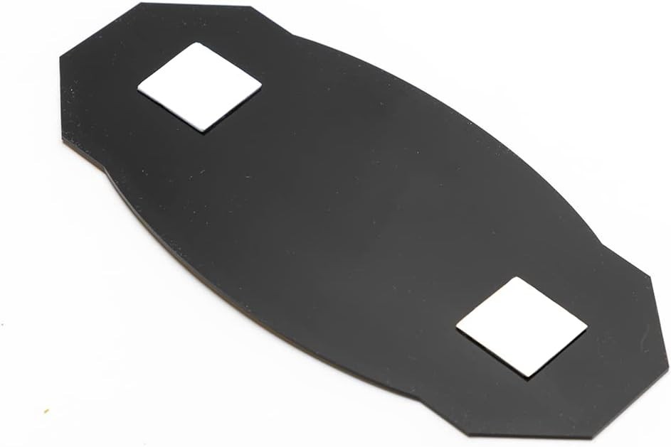 Victorian Please Deliver All Packages Inside Durable Plastic Black Gold 3&Prime; x 6&Prime;