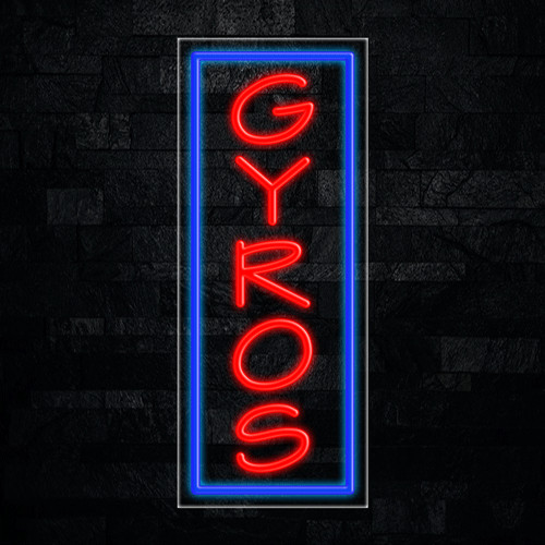 Gyros LED Neon Sign 12&Prime;L x 30&Prime;H #31568