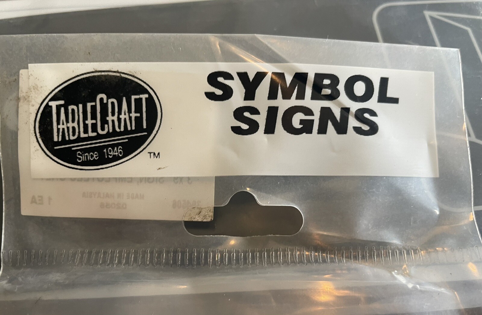 LOT of 7 ‘Employees Only’ Signs 3”x9” NOS Tablecraft Products (Malaysia)