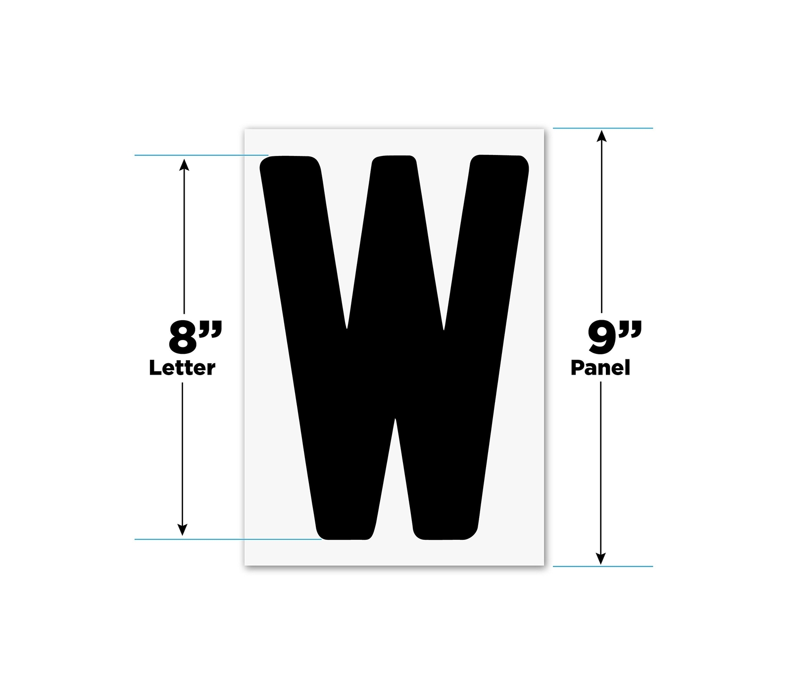 Changeable Outdoor Sign Letters 8” Portable Flex Letters 300 Count Helveti