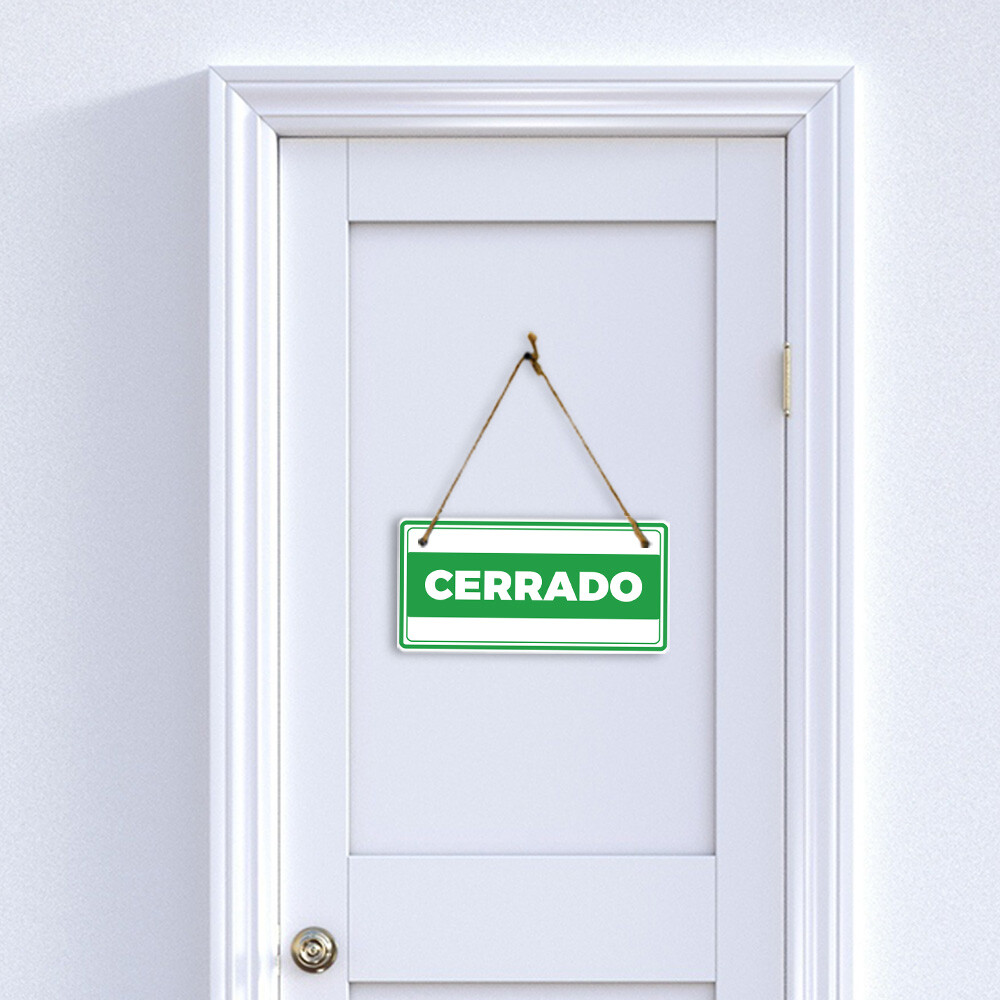 Cafe & Shop Decor 5×10 Hanging Plus Wall or Door Sign