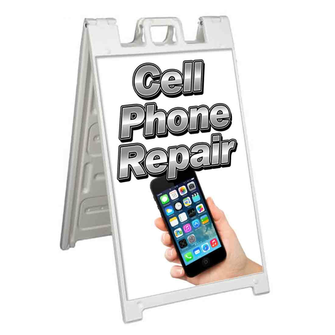 CELL PHONE REPAIR Signicade 24×36 A Frame Sidewalk Sign Double Sided TECHNOLOGY