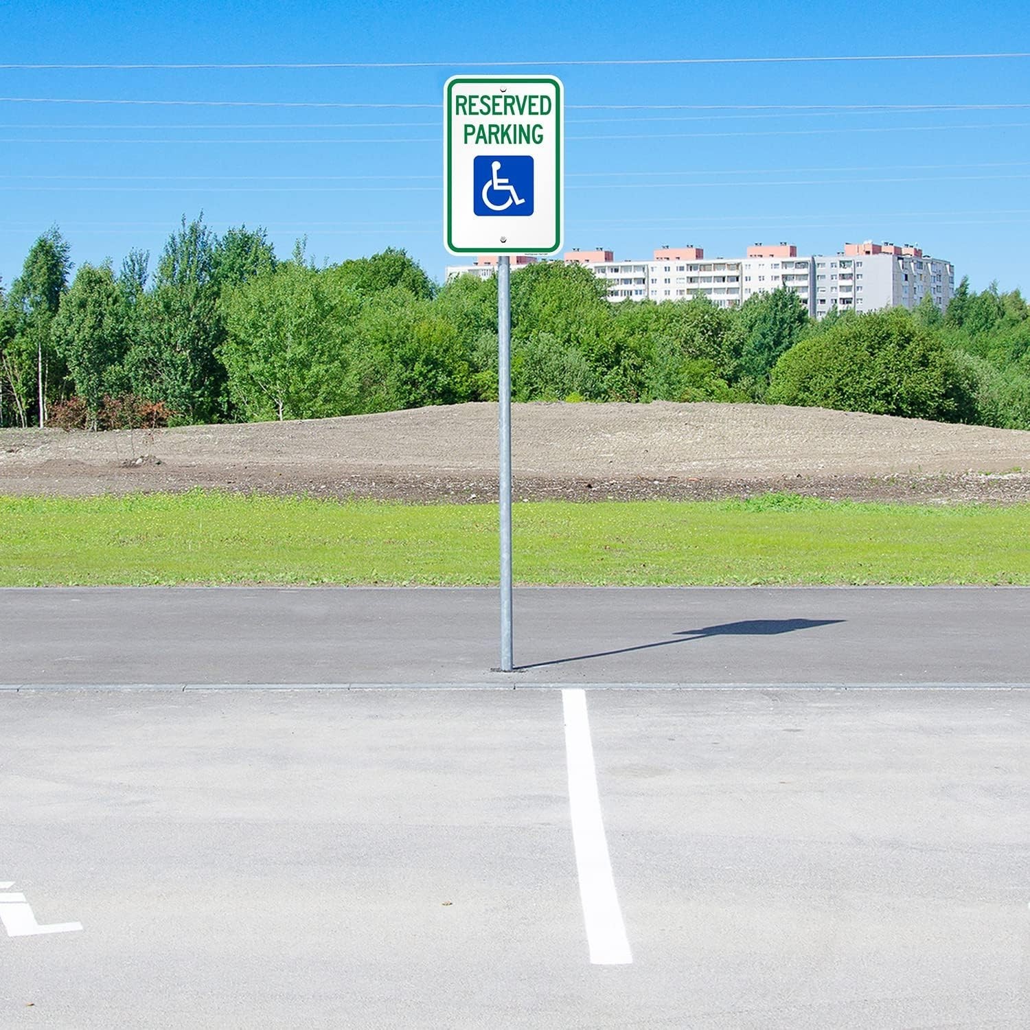 Professional Reserved Parking Sign – 12×18 Aluminum