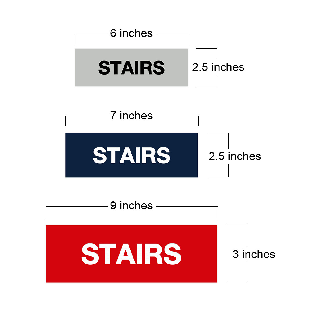 Basic Stairs Sign