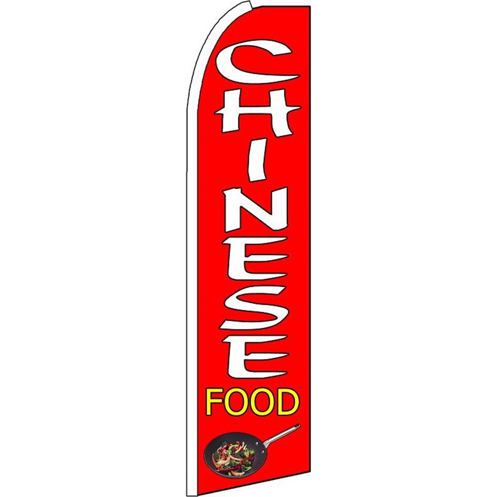 Chinese Food 2 1/2 ft X 11 1/2 ft Windless Flag