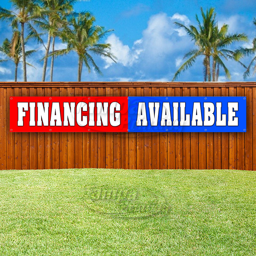 FINANCING AVAILABLE Advertising Vinyl Banner Flag Sign LARGE HUGE XXL SIZES