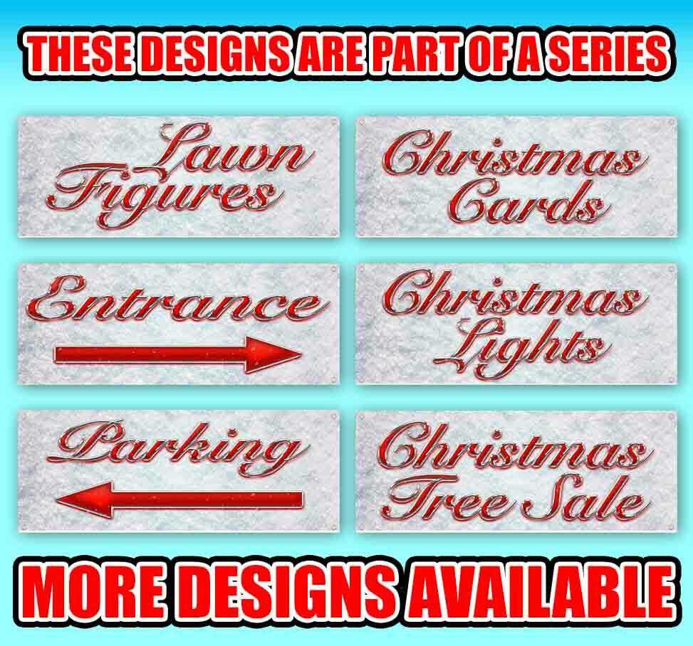 UP TO 20% OFF Advertising Vinyl Banner Flag Sign Many Sizes Available CHRISTMAS