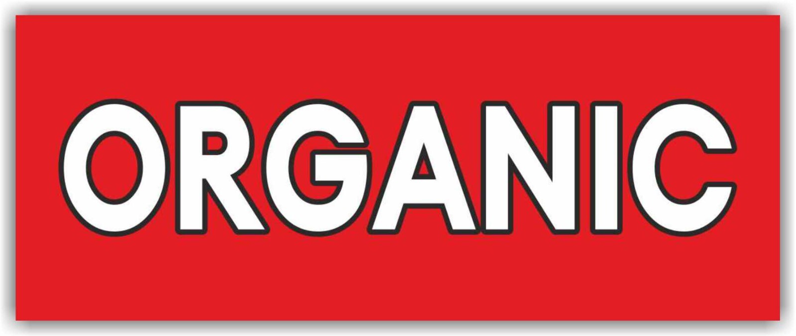 ORGANIC Advertising Banner Vinyl Sign Fresh Produce Farm vegetables fruits meat