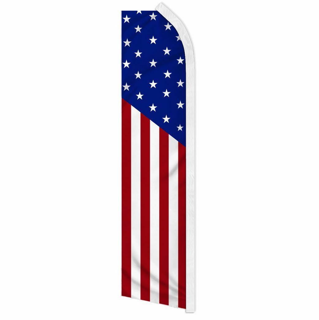 « USA » advertising super flag swooper banner business sign United States classic