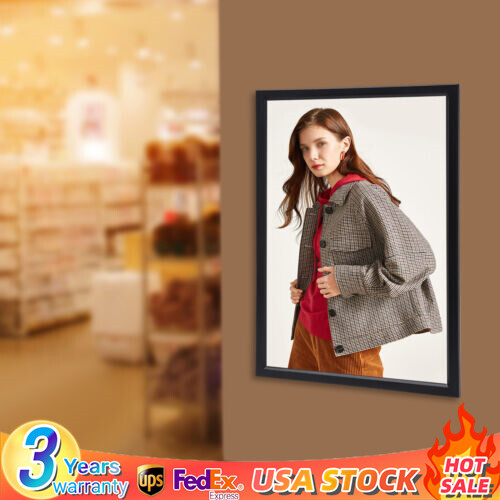 23.6&Prime;*35.8&Prime;  LED Movie Poster Display Frame Rectangular LED Light Box 20W 110V