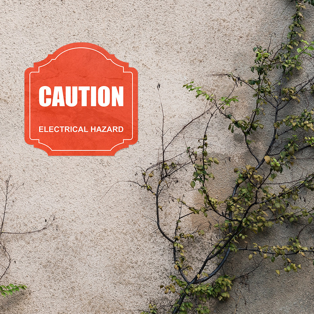 Heritage Plus Caution – Electrical Hazard Wall or Door Sign | Business Signage