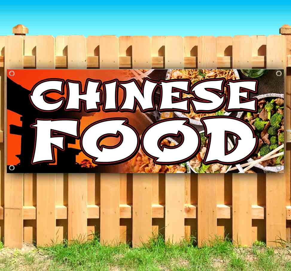 CHINESE FOOD Advertising Vinyl Banner Flag Sign Many Sizes ASIAN CUISINE