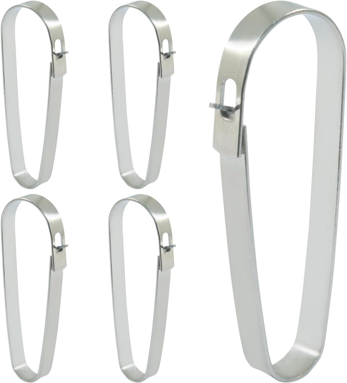 30 Pcs Real Estate Sign Rider Clips for Hanging Signs, Stainless Steel Fence