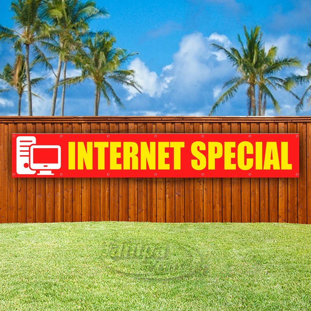 INTERNET SPECIAL Advertising Online Home Vinyl Banner Flag Sign USA XL02437