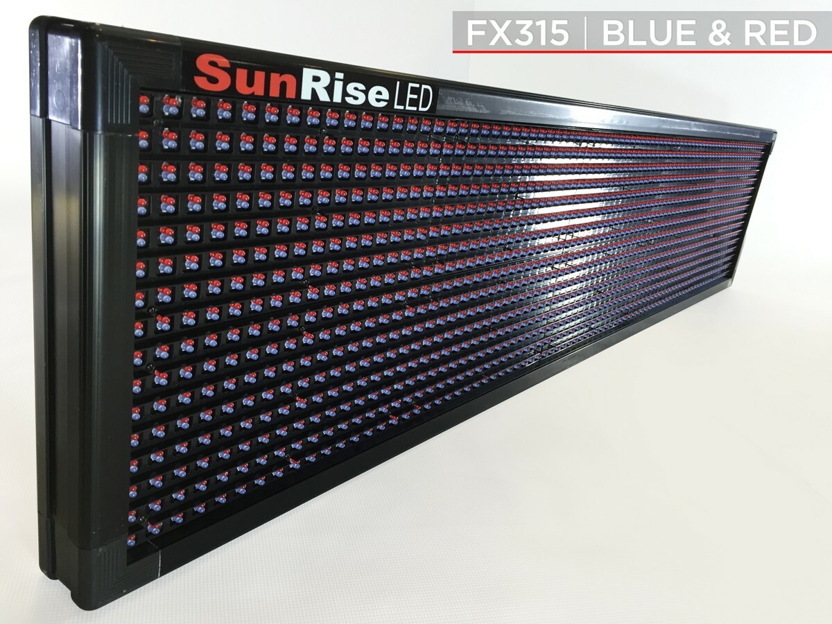FX315RG TWO LINE THREE COLOR BRIGHT WINDOW DISPLAY
