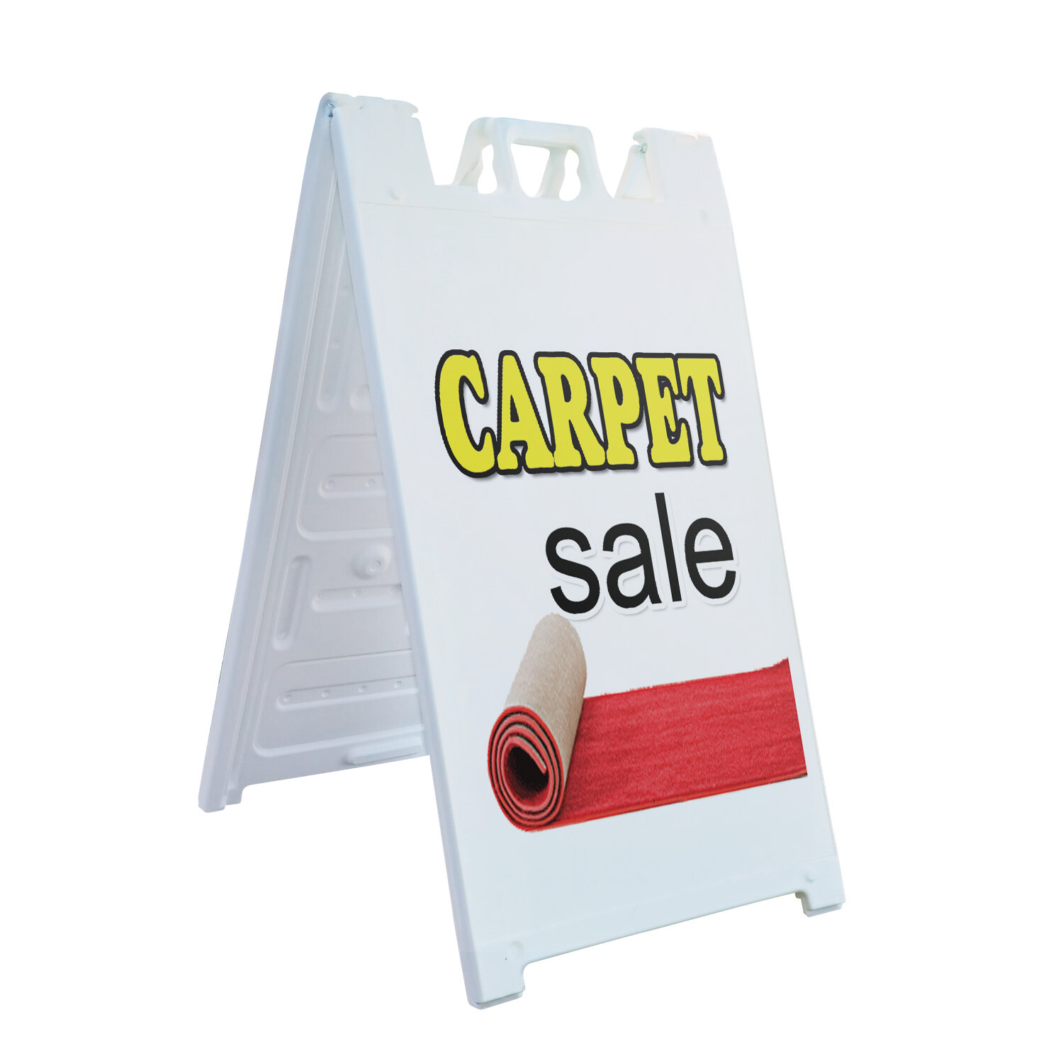 A-frame Sidewalk Carpet Sale 24&Prime; x 36&Prime; Double Sided A-Frame Sidewalk Sign