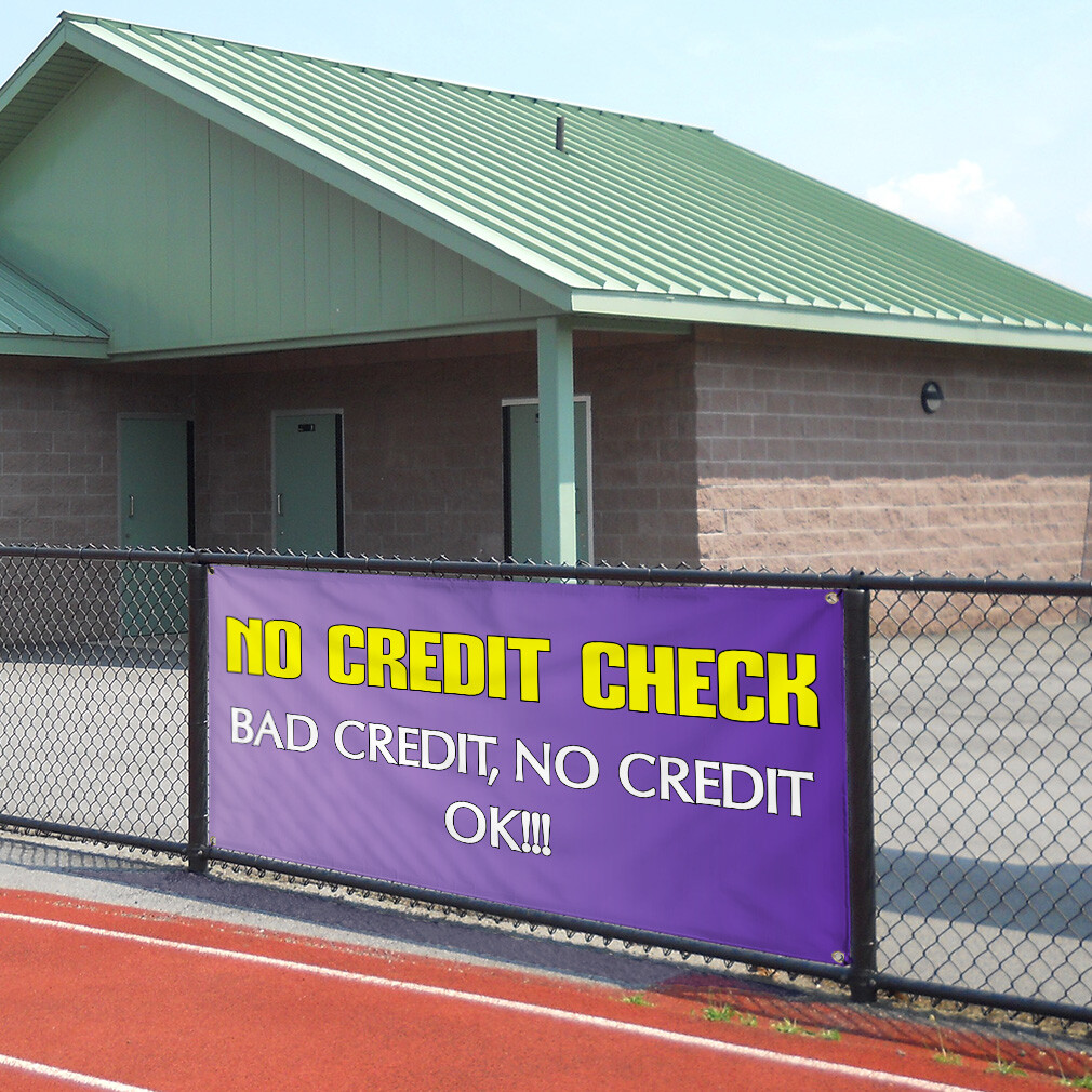 Vinyl Banner Multiple Sizes No Credit Check!! Advertising Printing Business