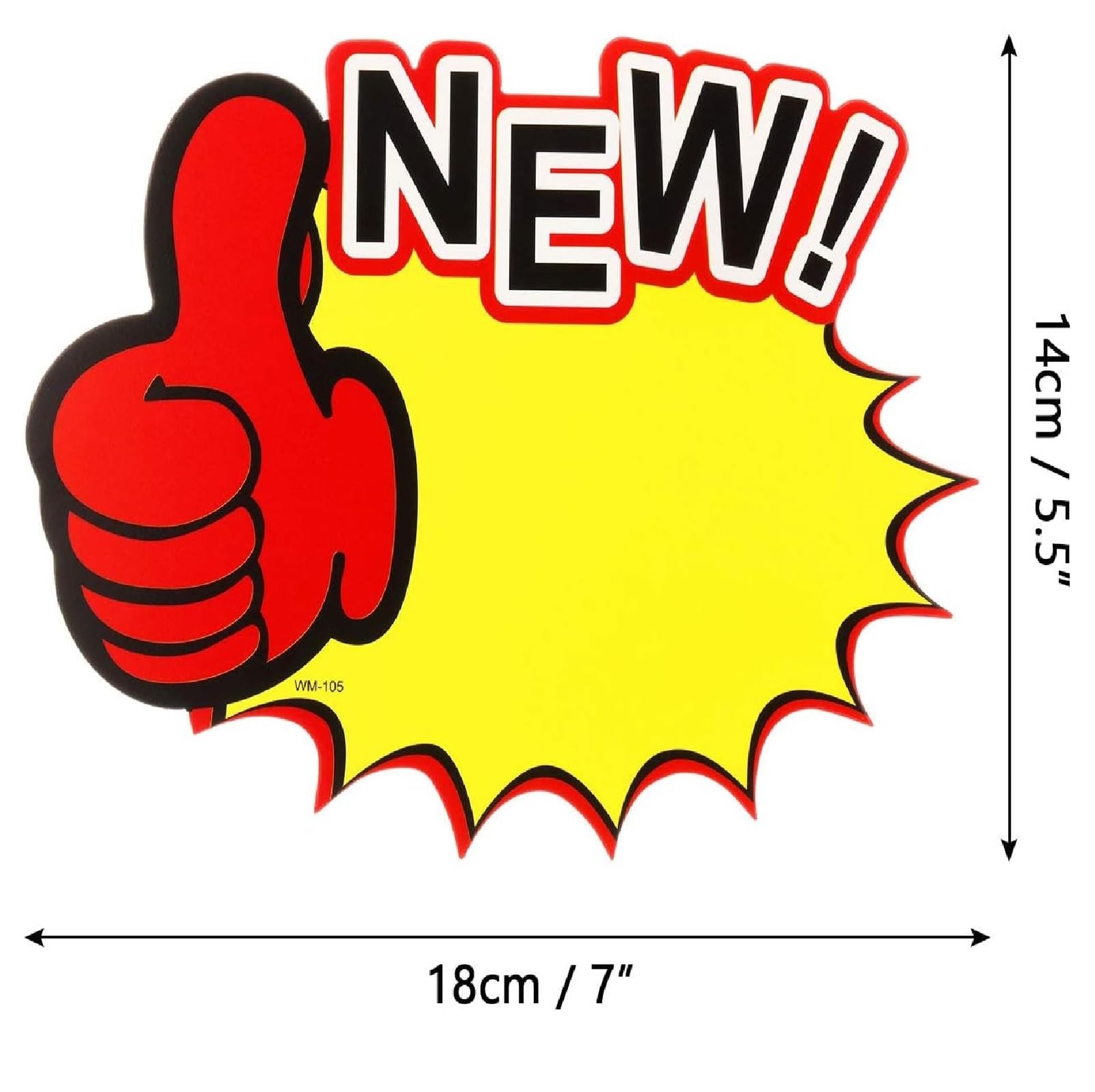 60 Pcs Starburst Sign Cards Sale Paper Signs Price Tags for Retail Store Garage