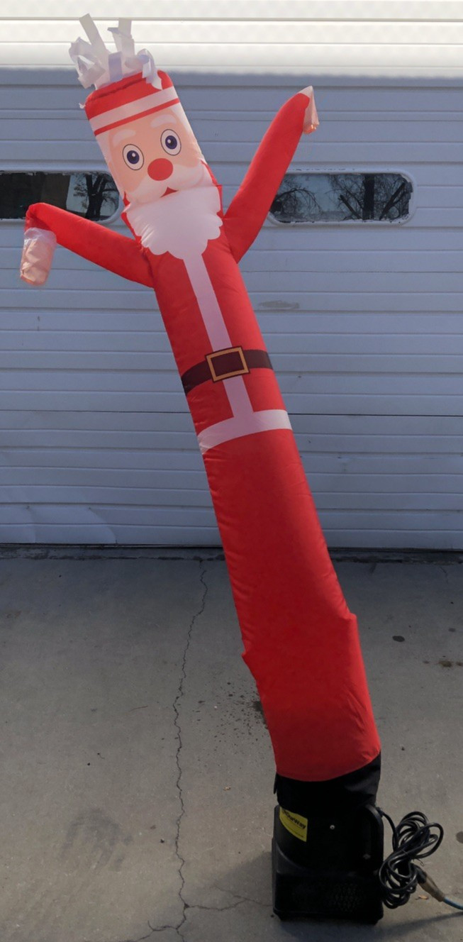 Air Sky Puppet Dancing 1/4HP Blower w/4 Dancer 6&prime; USA/2ea Santa Claws/Ghost