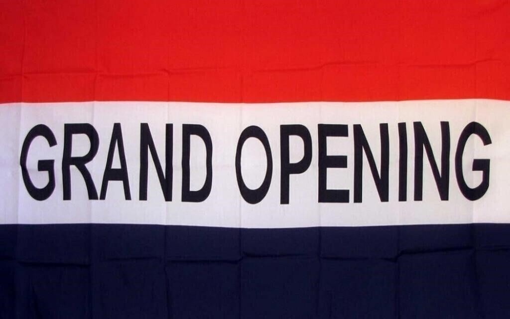 GRAND OPENING Flag 3&rsquo;X 5&prime; FLAG 100D SPUN POLYESTER BANNER