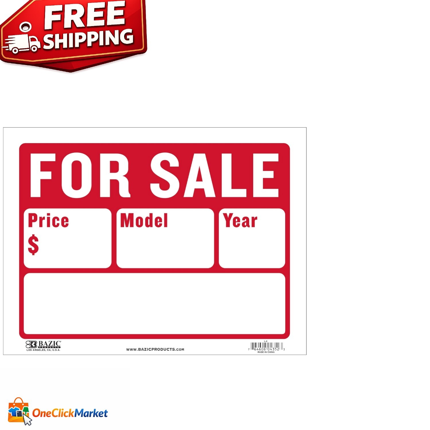 Promotional 12&Prime;X16&Prime; &lsquo;Sold&rsquo; Signs – 24 High Impact Red Signs for Marketing Needs