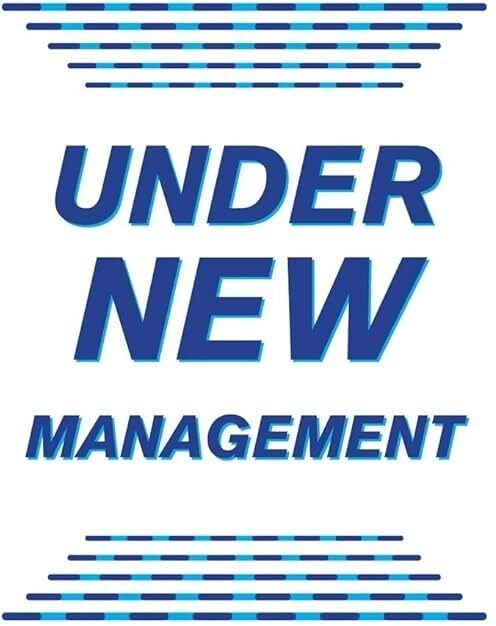 Under New Management Retail Window Display Paper Signs | Pack of 6 | 18&Prime;w x 24&Prime;h