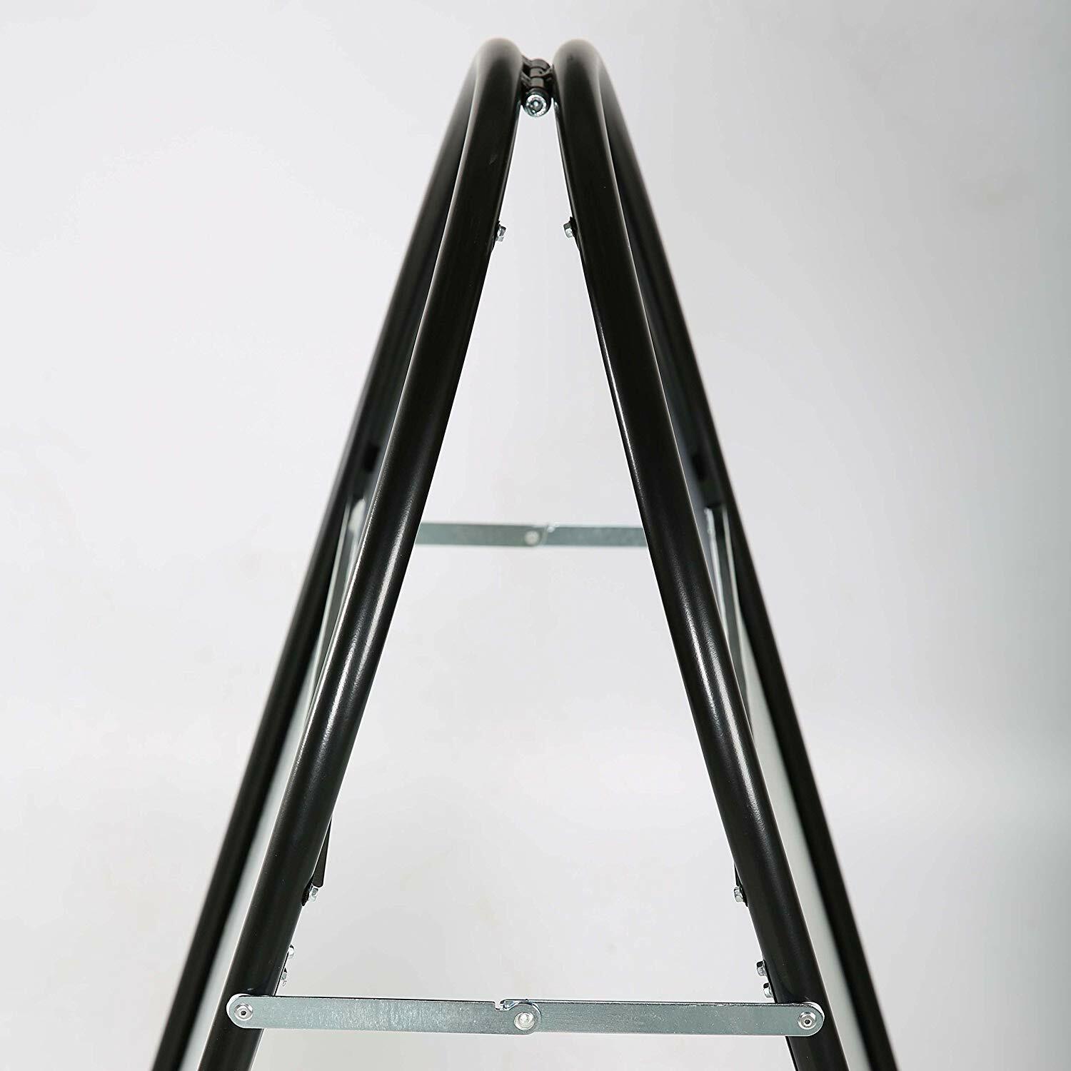 Sandwich Board Sidewalk A-Frame Double Sided Galvanized Backing 24×36 Black