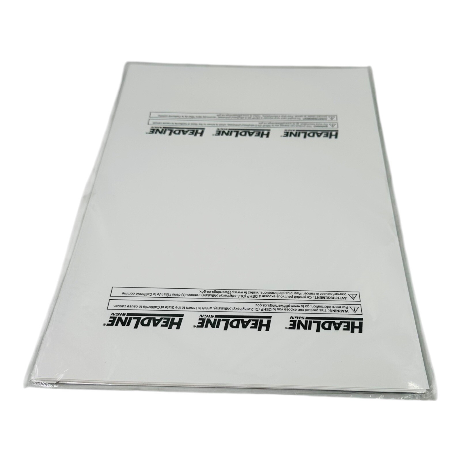 Headline Sign 4&Prime; Self Stick Vinyl Letters White 70 Characters
