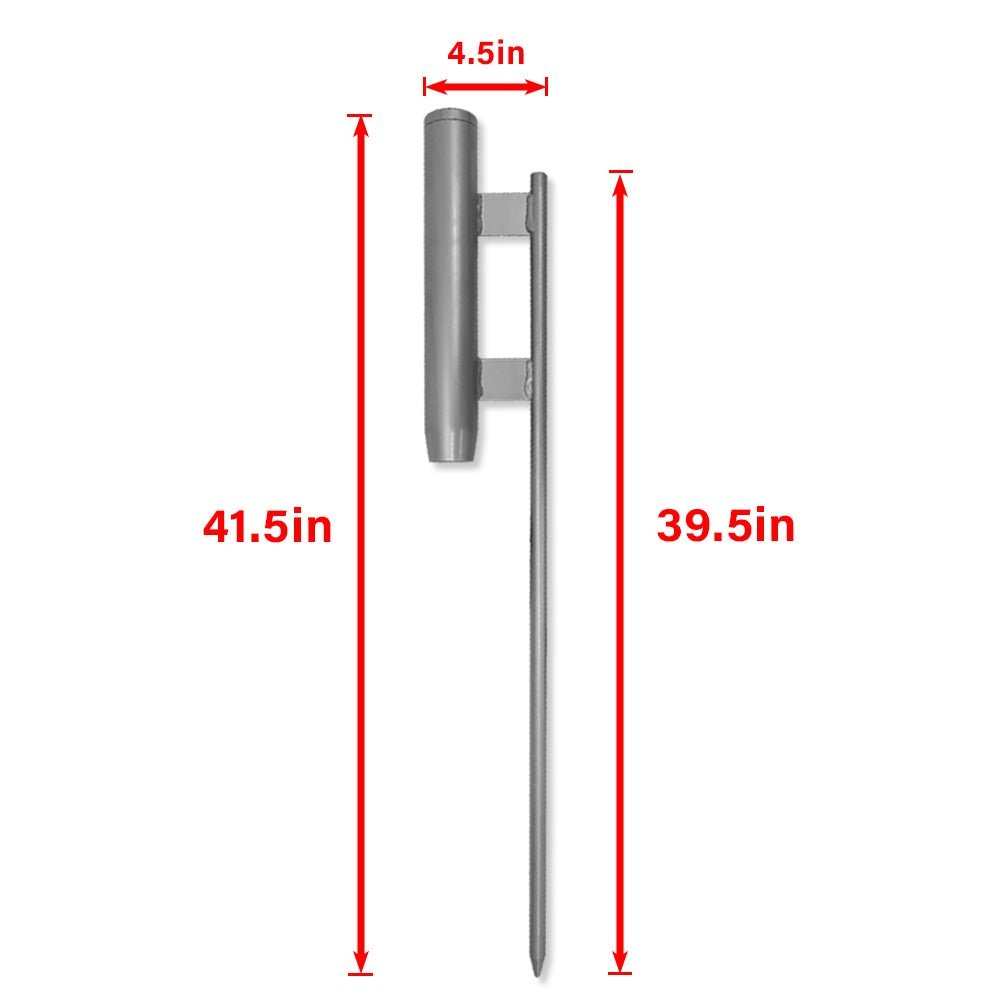 GROUND SPIKE for 22ft Deluxe Fiberglass Flag Pole (pole not included)