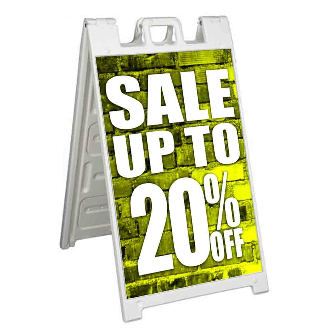 SALE UP TO 20% OFF Signicade 24×36 Aframe Sidewalk Sign Banner Decal DISCOUNT