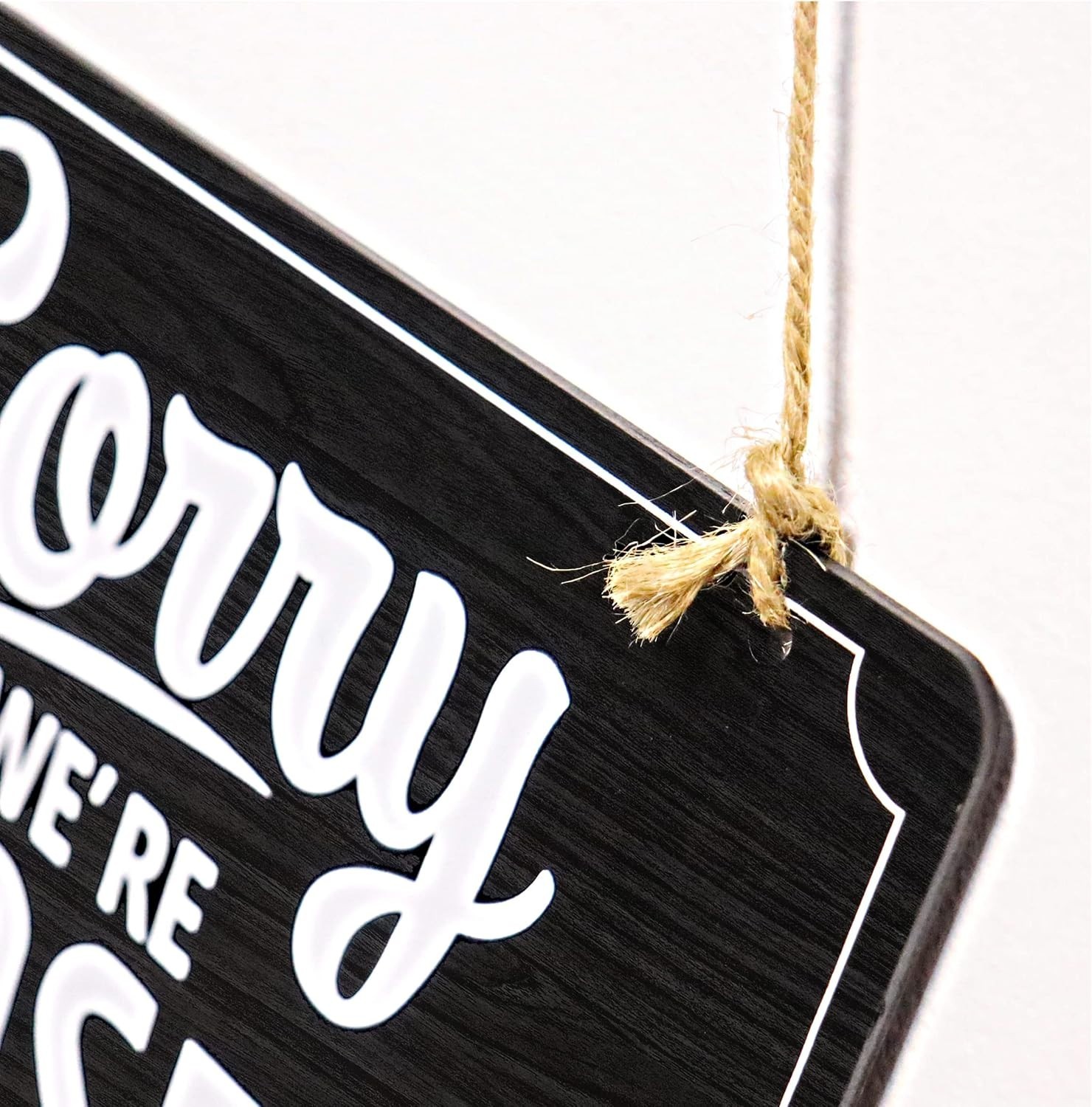 Elegant Double-Sided Open Closed Sign for Coffee Shops and Restaurants