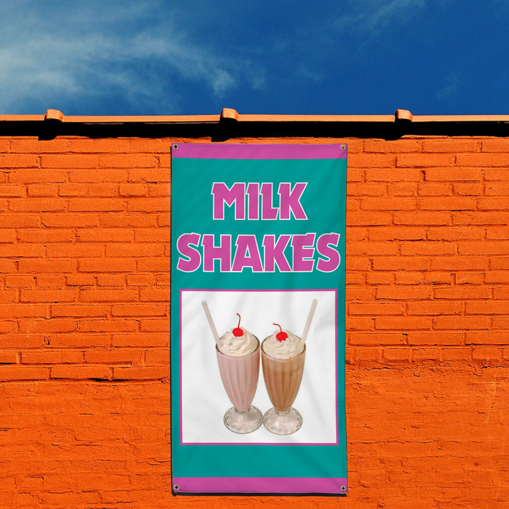 Vertical Vinyl Banner Multiple Sizes Outdoor Weatherproof Industrial Yard Signs