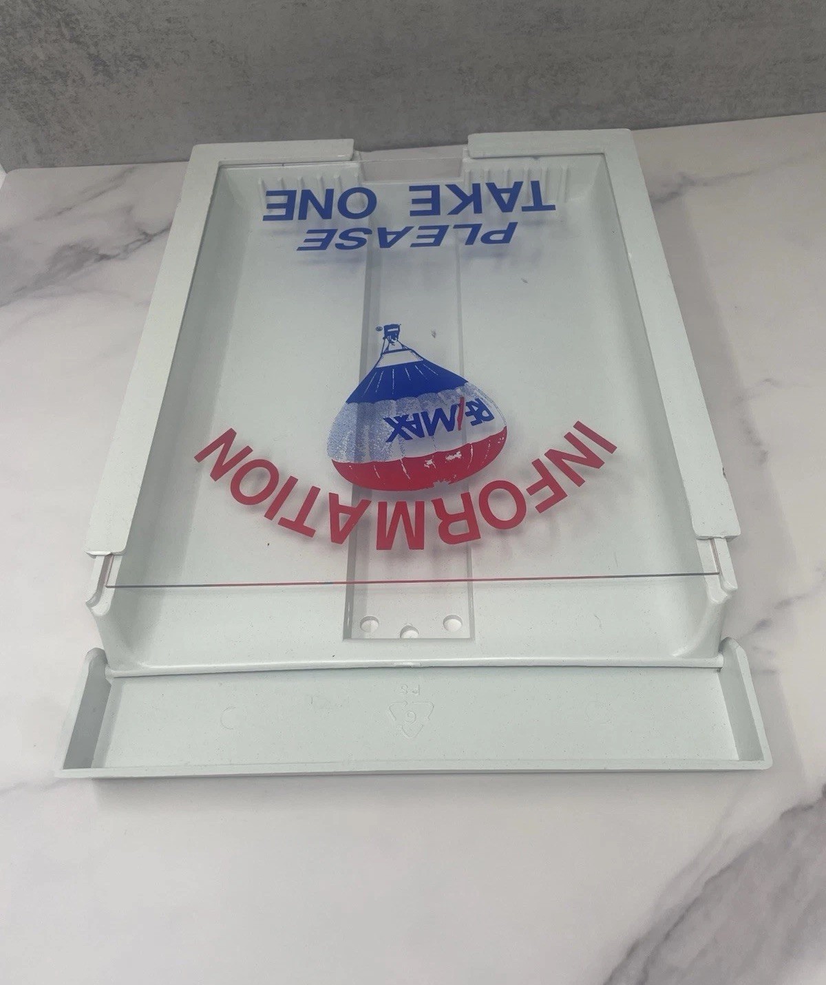 Real Estate Brochure Box Re/Max Flyer Holder Information Please Take One Plastic