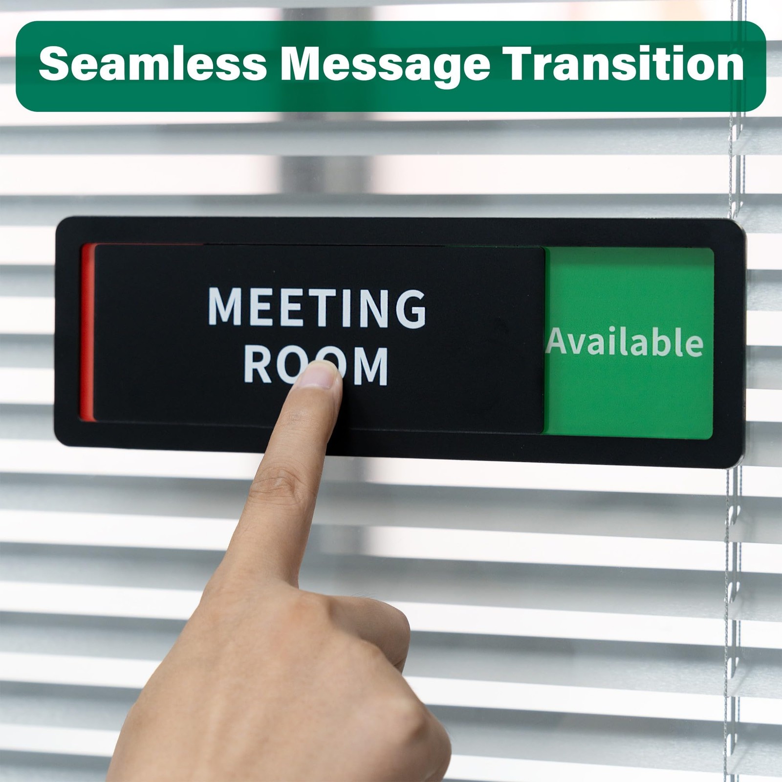 Office Room Door Sign Do Not Disturb,Versatile In-Use/Available Slider Sign f…