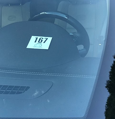 3 Part Valet Parking Tickets (1000 Tickets) on 110lb Card Stock 1000, White