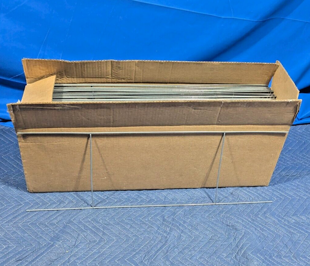 Metal H Frame Yard Sign Wire Step Stakes 50 pack (10 x 30 inch)