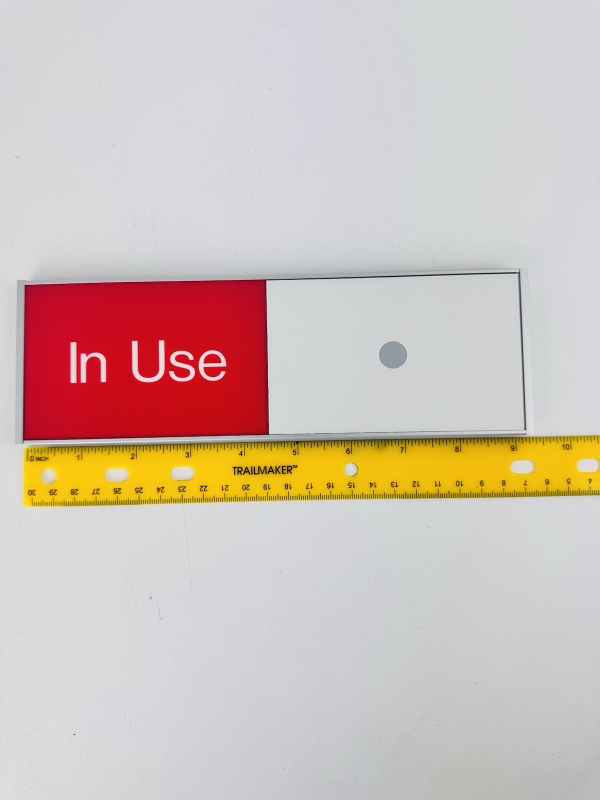 X4 Vacant Occupied Slider Door Sign 9×3 inch In Use Available Privacy Indicator