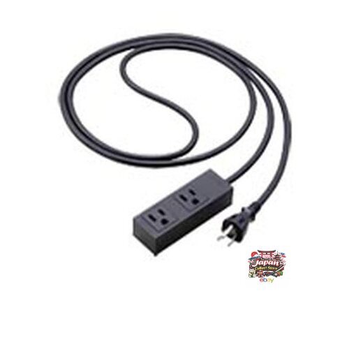 NEW Panasonic S-OA Power Strip Grounded 15A 2 Outlets Matte Black 2m Cord with