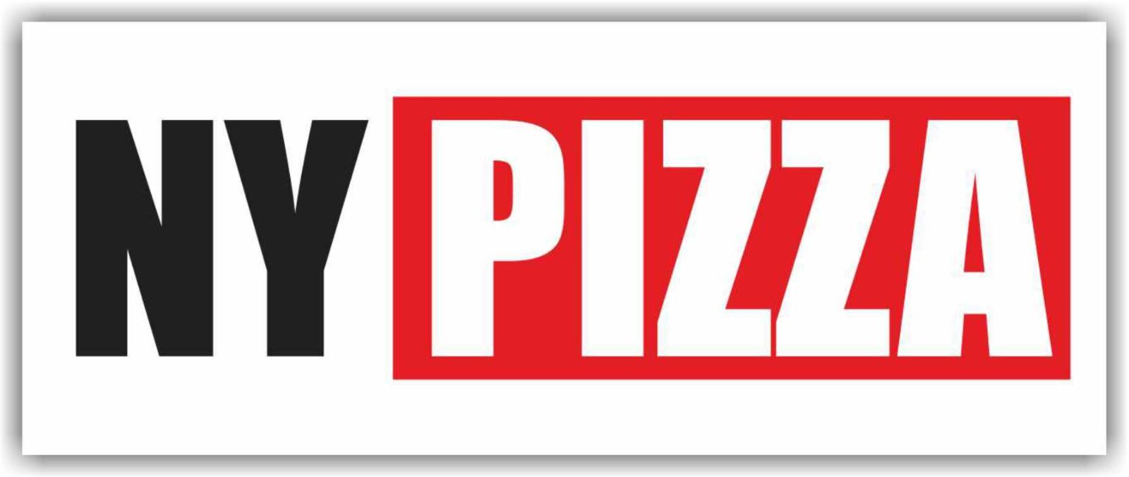 NEW YORK STYLE PIZZA Advertising Banner Vinyl Mesh Sign Food Bar Buffet Sub NY