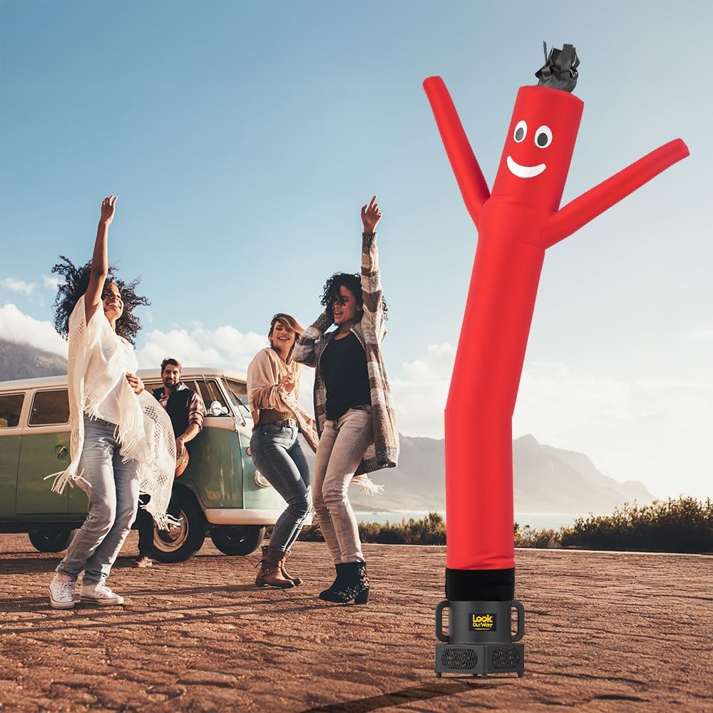 LookOurWay Air Dancers Wacky Waving Inflatable Tube Guy – 7ft Tall Inflatable