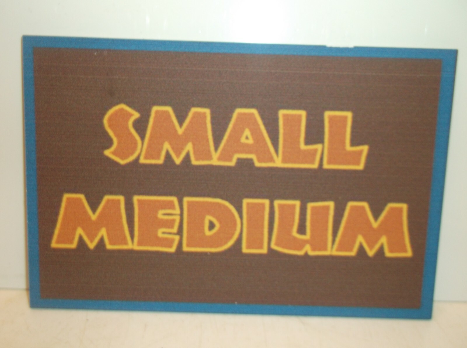 Disney Life Vest Signage « Small / Medium » Vinyl Sign – Measures 4&Prime; x 6&Prime;