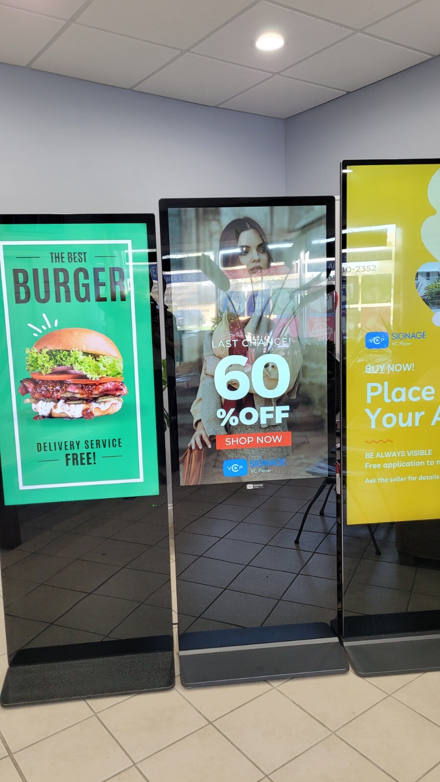 Digital Signage Advertising Display LCD Standing Screen 49&Prime;
