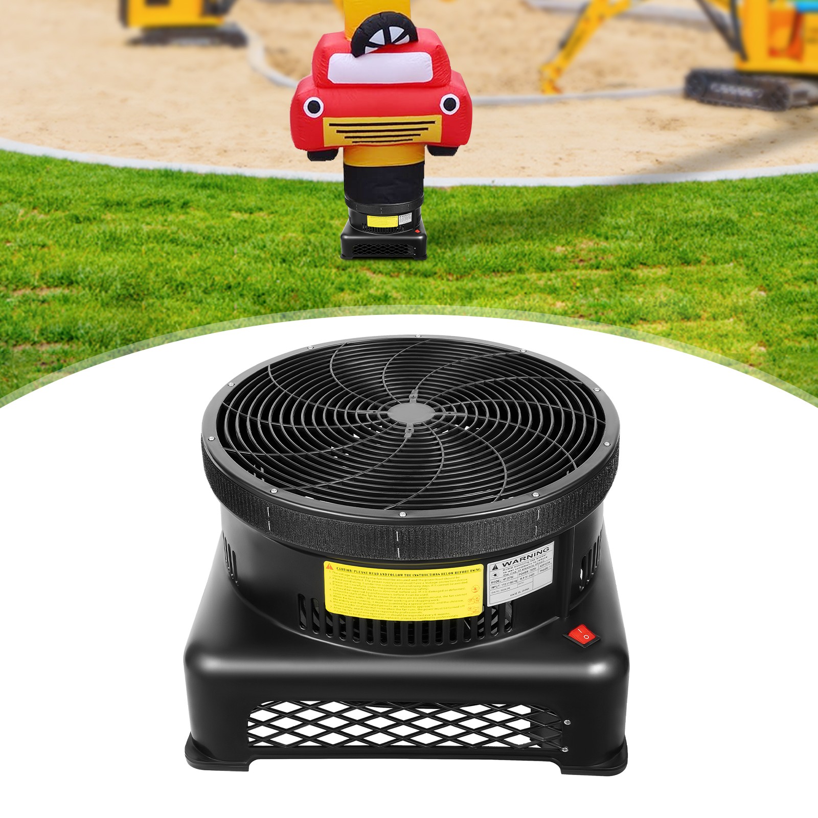 750W 18inch Air Blower Fan For Inflatable Sky Puppet Wavy Tube Man Dancing Doll