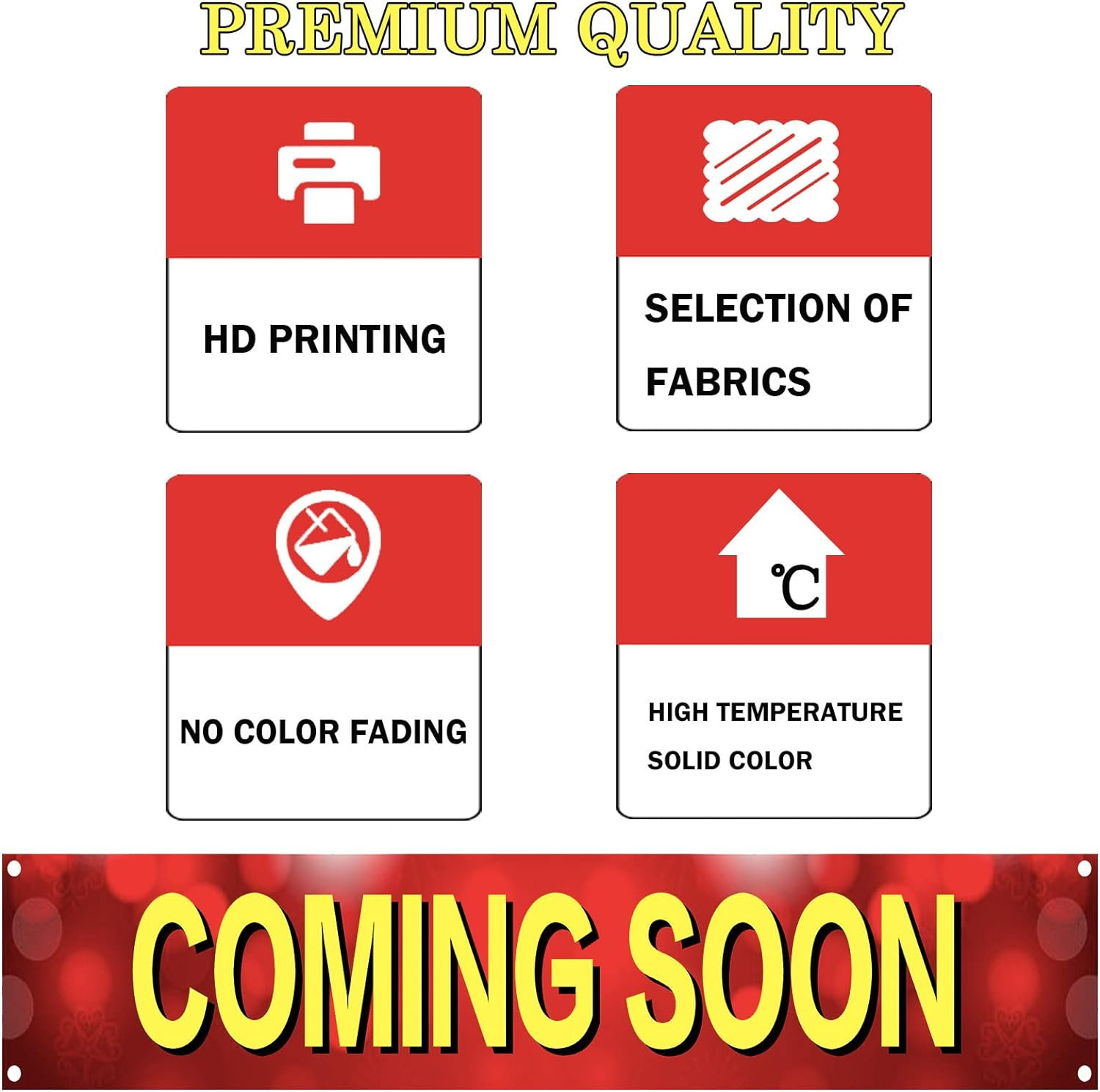 Coming Soon Banner Coming Soon Large SignOutdoor Indoor Signs Coming Soon