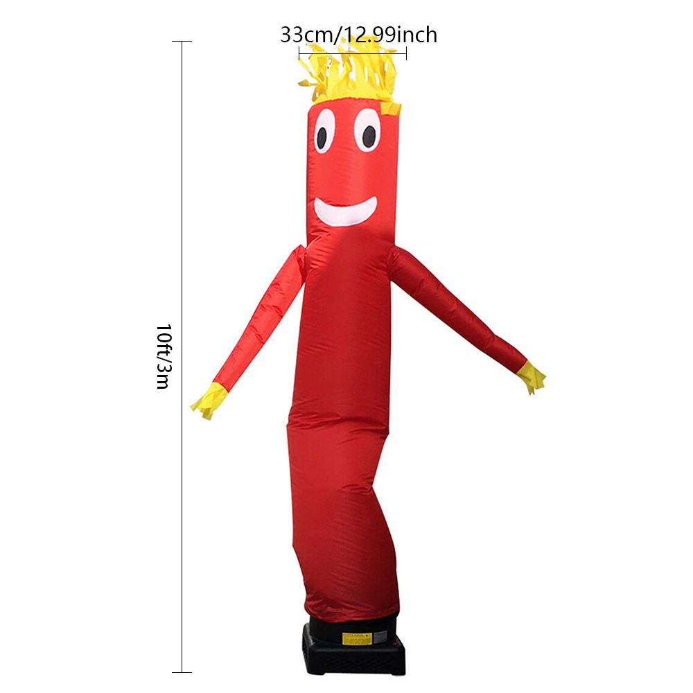 10 feet Inflatable Wacky Waving Flailing Arms Tube Man Dancing Air Puppet 3M NEW