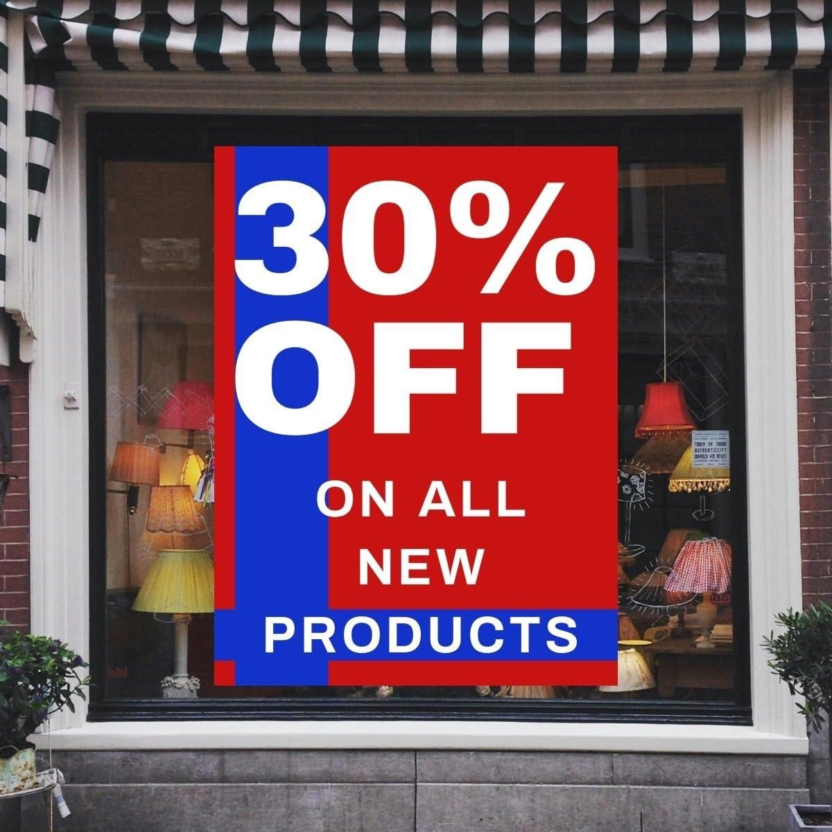 30% OFF On New Products | Full Color Vertical Vinyl Display Banner with Grommets