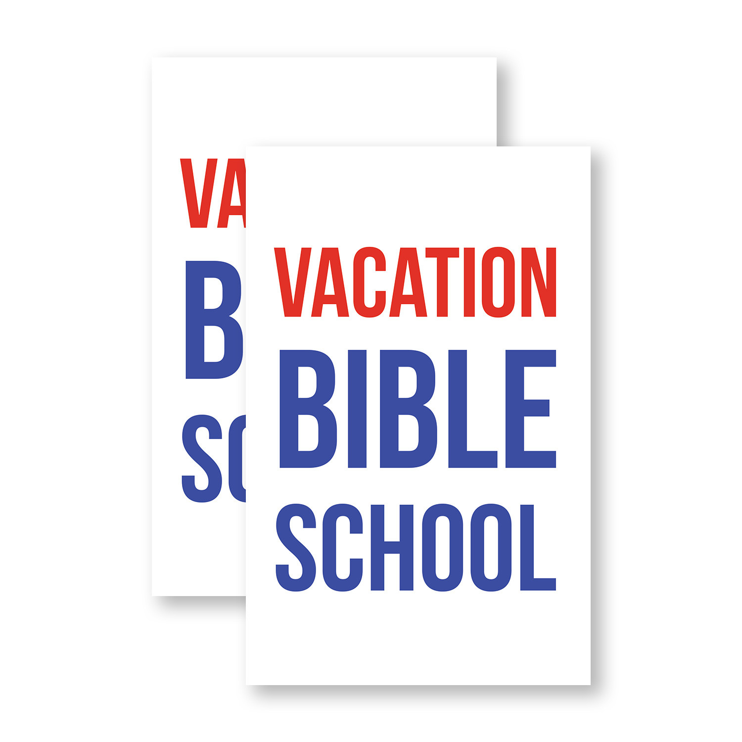 Vacation Bible School Heavy Duty A-Frame Sidewalk Sign Faith Based Community