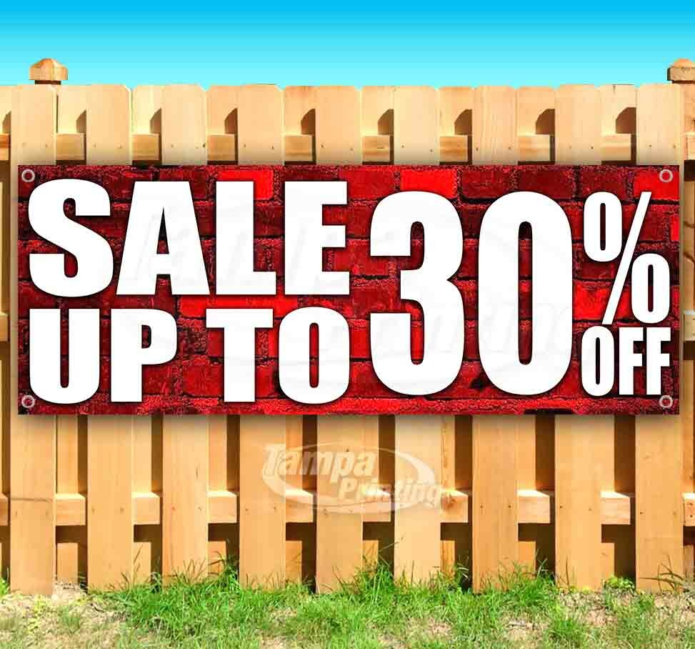 SALE UP TO 30% OFF Advertising Vinyl Banner Flag Sign Many Sizes SALE