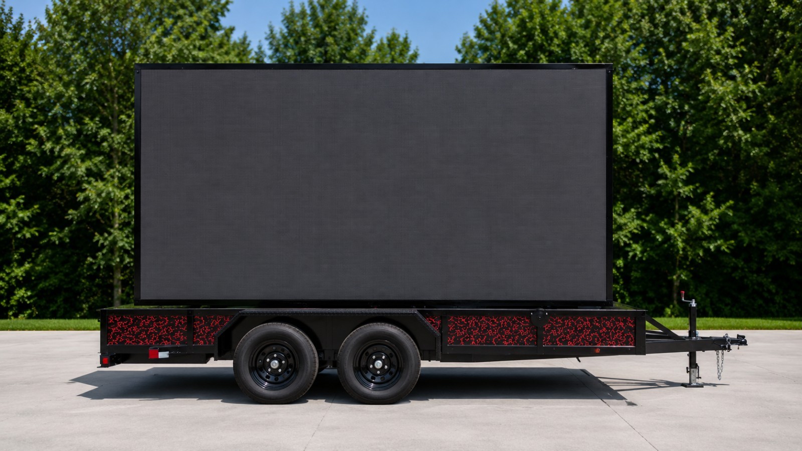 Custom Portable Double-Sided LED Video Trailer – 12&rsquo;6&Prime; x 6&rsquo;3&Prime;